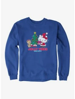 New 😉 Hello Kitty Jolly Vibes Sweatshirt ⭐ -Cheap Sanrio Store 18291914 hi
