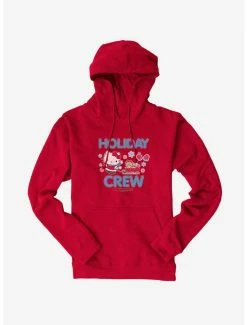 Cheap 😀 Hello Kitty Holiday Crew Sled Hoodie 🌟 -Cheap Sanrio Store 18292131 hi