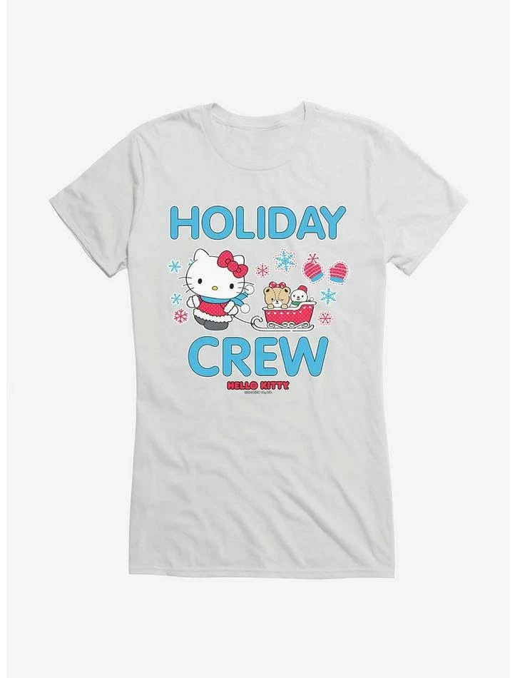 Hot Sale 🛒 Hello Kitty Holiday Crew Sled 👧 Girls T-Shirt 🤩 11 Hot Sale 🛒 Hello Kitty Holiday Crew Sled 👧 Girls T-Shirt 🤩 - Image 9