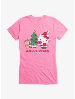 Outlet 🌟 Hello Kitty Jolly Vibes 👧 Girls T-Shirt ✔️ -Cheap Sanrio Store 18292639 hi