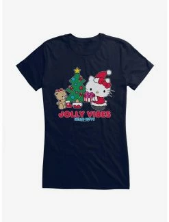 Outlet 🌟 Hello Kitty Jolly Vibes 👧 Girls T-Shirt ✔️ -Cheap Sanrio Store 18292653 hi