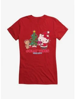 Outlet 🌟 Hello Kitty Jolly Vibes 👧 Girls T-Shirt ✔️ -Cheap Sanrio Store 18292660 hi