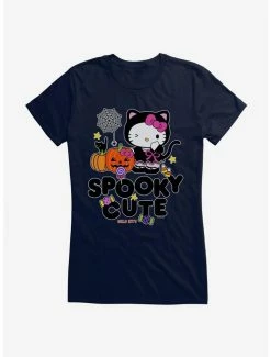 Discount 🔔 Hello Kitty Spooky Cute 👧 Girls T-Shirt 👏 -Cheap Sanrio Store 18292709 hi