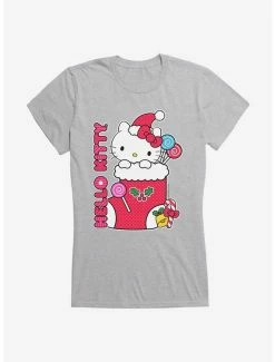 Cheap 🌟 Hello Kitty Sweet Stocking 👧 Girls T-Shirt ⌛ -Cheap Sanrio Store 18292758 hi