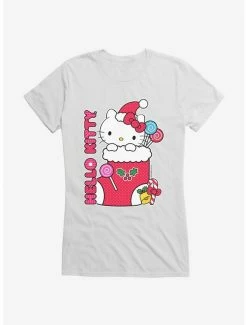 Cheap 🌟 Hello Kitty Sweet Stocking 👧 Girls T-Shirt ⌛ -Cheap Sanrio Store 18292786 hi