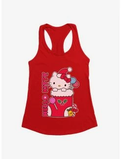 Hot Sale 🤩 Hello Kitty Sweet Stocking 👧 Girls Tank 🛒 -Cheap Sanrio Store 18293052 hi