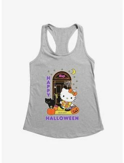 Promo ✨ Hello Kitty Trick Or Treating 👧 Girls Tank 👏 -Cheap Sanrio Store 18293080 hi