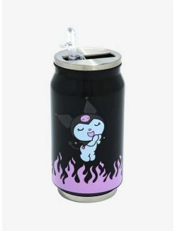 Cheap 🧨 Kuromi Flames Soda Can Water Bottle ⌛