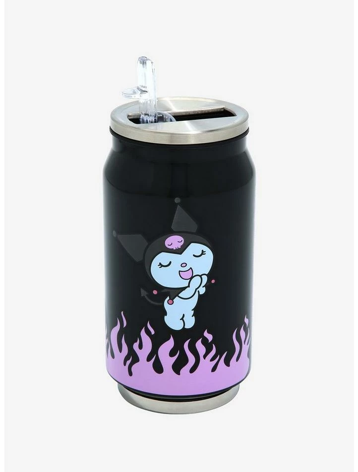 Cheap ๐งจ Kuromi Flames Soda Can Water Bottle โ 3 Cheap ๐งจ Kuromi Flames Soda Can Water Bottle โ