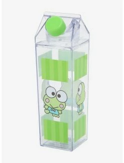 Coupon 🥰 Keroppi Stripe Milk Carton Water Bottle ✨