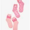 New 🥰 My Melody Plush Fuzzy 🧦 Socks 2 Pair 🛒 -Cheap Sanrio Store 18390883 hi