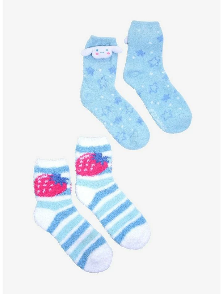 Cheap โค๏ธ Cinnamoroll Plush Fuzzy ๐งฆ Socks 2 Pair ๐ 4 Cheap โค๏ธ Cinnamoroll Plush Fuzzy ๐งฆ Socks 2 Pair ๐ - Image 2