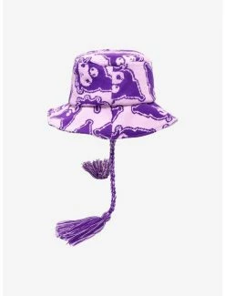 Buy ⭐ Kuromi Tassel Knit Bucket Hat 👏 -Cheap Sanrio Store 18397141 av2