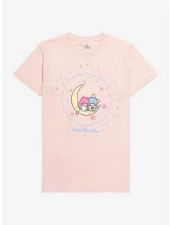 Deals 😉 Little Twin Stars Celestial Boyfriend Fit 👧 Girls T-Shirt 😀