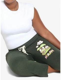 New 🤩 Keroppi Clouds Green Pajama Pants Plus Size ❤️ -Cheap Sanrio Store 18439678 av3