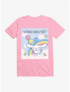 Cheapest ✔️ Cinnamoroll Balloons And Rainbow T-Shirt 🤩 -Cheap Sanrio Store 18504516 hi