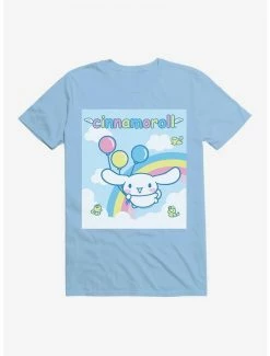Cheapest ✔️ Cinnamoroll Balloons And Rainbow T-Shirt 🤩 -Cheap Sanrio Store 18504570 hi