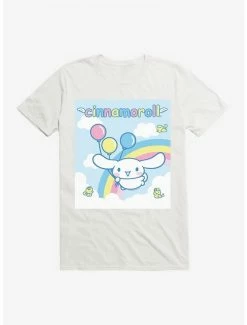 Cheapest ✔️ Cinnamoroll Balloons And Rainbow T-Shirt 🤩 -Cheap Sanrio Store 18504625 hi