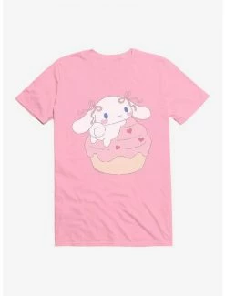 Outlet 🛒 Cinnamoroll Heart Cupcake T-Shirt 👏 -Cheap Sanrio Store 18505004 hi 1