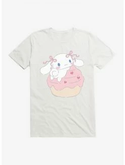 Outlet 🛒 Cinnamoroll Heart Cupcake T-Shirt 👏 -Cheap Sanrio Store 18505058 hi