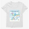Hot Sale ✨ Cinnamoroll Balloons And Rainbow 👧 Girls T-Shirt Plus Size 🔔