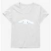 Flash Sale 🎁 Cinnamoroll Face Icon 👧 Girls T-Shirt Plus Size 👍 -Cheap Sanrio Store 18508453 hi