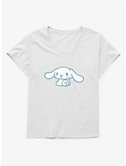 Brand new 🔥 Cinnamoroll Sitting And All Smiles 👧 Girls T-Shirt Plus Size ✨ -Cheap Sanrio Store 18508813 hi