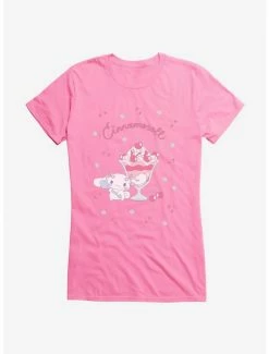 Budget 🤩 Cinnamoroll Cherry Sunday 👧 Girls T-Shirt 🛒 -Cheap Sanrio Store 18509013 hi
