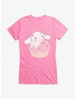 Outlet ❤️ Cinnamoroll Heart Cupcake 👧 Girls T-Shirt ⌛ -Cheap Sanrio Store 18509181 hi