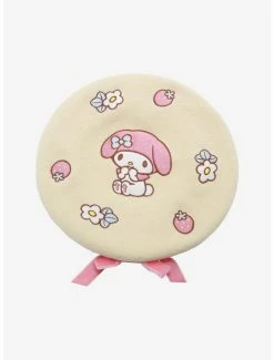 Budget 😀 My Melody Floral Beret 🧨