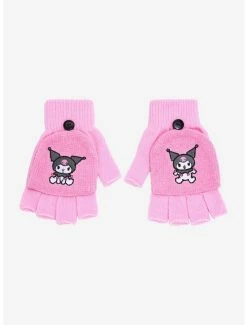 Deals ⭐ Kuromi Embroidered Convertible Gloves ⭐