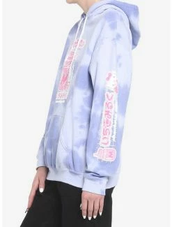 Deals 🤩 Hello Kitty Strawberry Milk Lavender Tie-Dye 👧 Girls Hoodie 💯 -Cheap Sanrio Store 18602280 av3