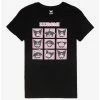 Best Pirce ⭐ Kuromi Emotions Boyfriend Fit 👧 Girls T-Shirt 💯 -Cheap Sanrio Store 18612624 hi