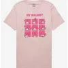 Buy 💯 My Melody Emotions Boyfriend Fit 👧 Girls T-Shirt Plus Size 🎉 -Cheap Sanrio Store 18613251 hi
