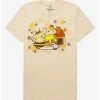 Outlet 👍 Pompompurin Honey Pancake Boyfriend Fit 👧 Girls T-Shirt 😀 -Cheap Sanrio Store 18620977 hi