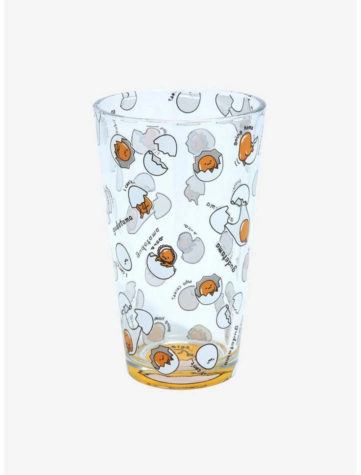 Best Sale ❤️ Gudetama Glass Cup 🔥 3 Best Sale ❤️ Gudetama Glass Cup 🔥