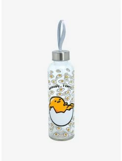 Discount 🔔 Gudetama I Can't Glass Water Bottle ⌛
