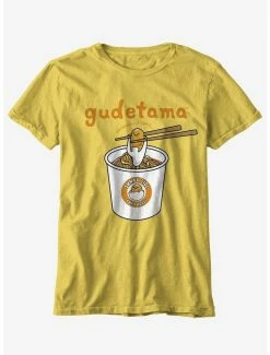 Best reviews of ⌛ Gudetama Noodle Soup Boyfriend Fit 👧 Girls T-Shirt 😀