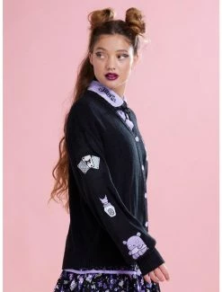 Wholesale 🌟 Kuromi Fortune Teller Skimmer 👧 Girls Cardigan 💯 -Cheap Sanrio Store 18636127 av3