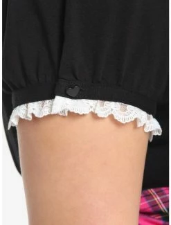 Coupon 😍 Kuromi Lace Collared 👧 Girls Top Plus Size 🌟 -Cheap Sanrio Store 18636170 av4