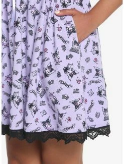 Promo 🧨 Kuromi Crystal Ball Lolita Lace 👗 Dress 💯 -Cheap Sanrio Store 18636503 av4