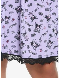 Flash Sale 👏 Kuromi Crystal Ball Lolita Lace 👗 Dress Plus Size 😍 -Cheap Sanrio Store 18636511 av4