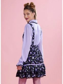 New ⌛ Kuromi Fortune Teller Tiered Suspender 👗 Skirt ⭐ -Cheap Sanrio Store 18636518 av2