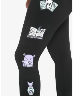 Best Sale ✔️ Kuromi Fortune Teller Leggings Plus Size 🔥 -Cheap Sanrio Store 18636541 av2