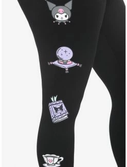 Best Sale ✔️ Kuromi Fortune Teller Leggings Plus Size 🔥 -Cheap Sanrio Store 18636541 av3