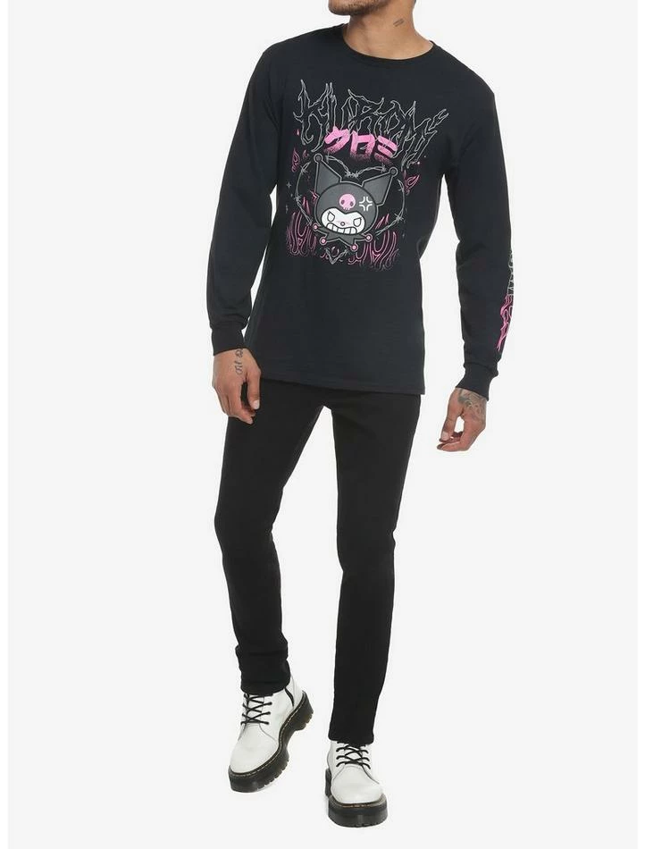 Best Pirce 😍 Kuromi Heavy Metal Long-Sleeve T-Shirt 🌟 4 Best Pirce 😍 Kuromi Heavy Metal Long-Sleeve T-Shirt 🌟 - Image 2