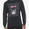Best Pirce 😍 Kuromi Heavy Metal Long-Sleeve T-Shirt 🌟 -Cheap Sanrio Store 18637484 hi