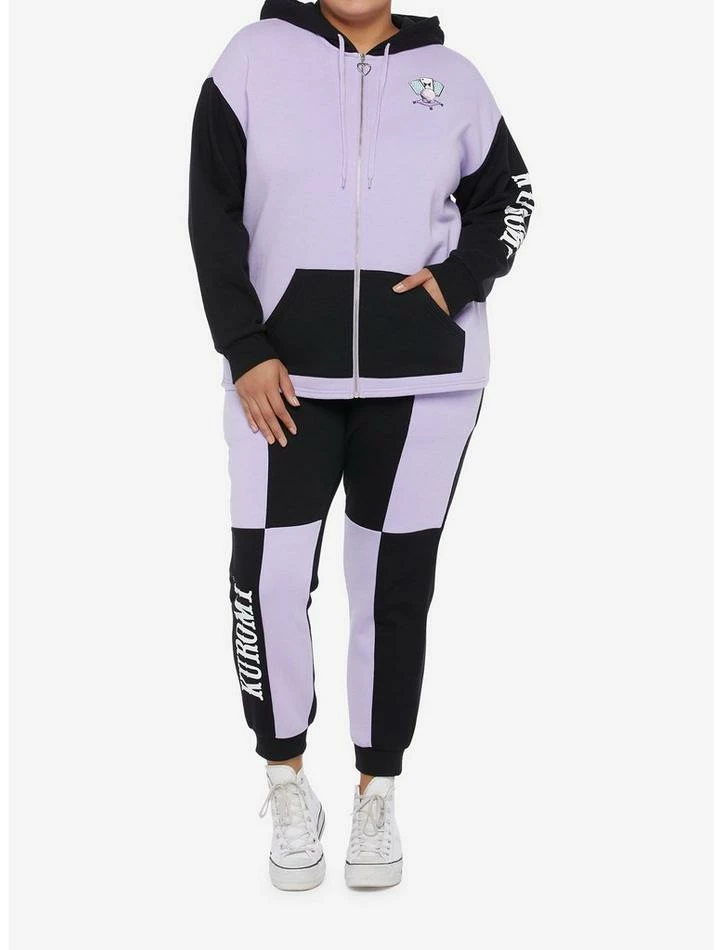 Best deal 🥰 Kuromi Fortune Teller Color-Block Skimmer 👧 Girls Hoodie Plus Size 🔔 5 Best deal 🥰 Kuromi Fortune Teller Color-Block Skimmer 👧 Girls Hoodie Plus Size 🔔 - Image 3