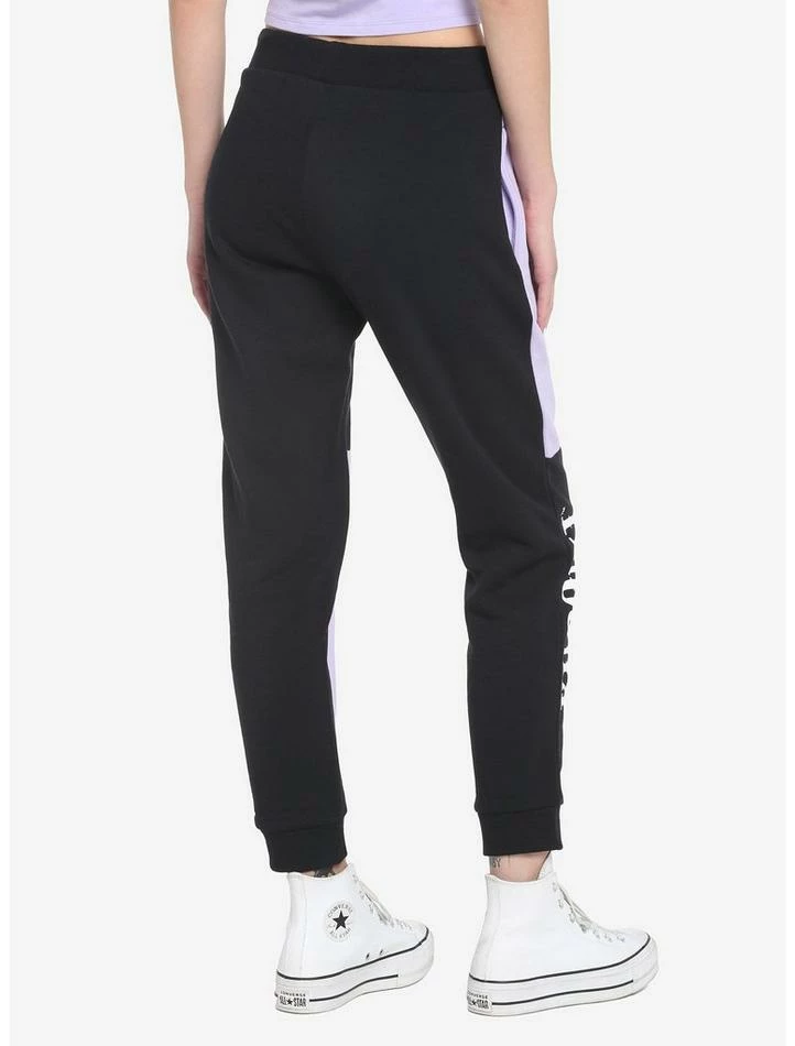 Discount ๐ฅฐ Kuromi Fortune Teller Color-Block ๐ง Girls Sweatpants ๐ 4 Discount ๐ฅฐ Kuromi Fortune Teller Color-Block ๐ง Girls Sweatpants ๐ - Image 2