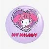 Cheapest 💯 My Melody Slumber Party 3 Inch Button 😉 -Cheap Sanrio Store 18664962 hi